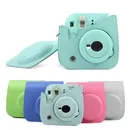 Tragbare 5 farben pu leder film kamera tasche tasche taschen mit schulter gurt für fujifilm mini 8/8