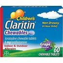 Children's Claritin 60 Grape Chewable Tablets