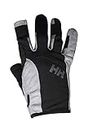 Helly Hansen Unisex Sailing Durable Long Finger Leather Gloves, 990 Black, X-Small