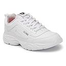 CLYMB Men's Jumbo 02 Synthetics White Lace-Ups Walking/Outdoor/Gym & Hiking/Running Sports Shoes