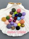 Round Half Flat Garment Beads Accessory Crafts Clothing Decors Bead 100-200pcs