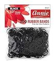 Annie Rubber Bands. Black. 300pcs by Annie