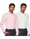 Excalibur by Unlimited Men's Solid Regular fit Formal Shirt (400017143613 and Print May Vary 40)
