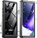 SPIDERCASE for Samsung Galaxy Note 20 Ultra Case Waterproof, [12FT Military-Grade Drop Protection] [IP68 Water Resistance] Full Body Heavy Duty Rugged Shock-Proof Case for Note 20 Ultra 6.9''-Black