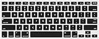 Midkart Silicone Keyboard Cover Compatible with MacBook Air 13 Inch (A1466 / A1369, Release 2010-2017), MacBook Pro 13/15 Inch (A1278 / A1502 / A1425 / A1398, Release 2015 or Older), Black