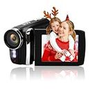 Heegomn Digitale Videocamera per principianti per bambini/bambini/adolescenti, mini videocamera 1080P HD /36MP/2.8" LCD/batteria ricaricabile/zoom digitale 8X