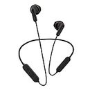 (Renewed) JBL Tune 215BT in-Ear Wireless Bluetooth Headphones with Mic, 16 Hours Playtime, Deep Bass, Quick Charge, Multi-Point Connection and Tangle Free Cable (Black)
