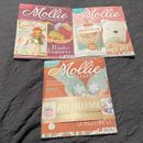 3 Mollie Makes: Living & Loving Homemade Magazines, Issue 33, 34, & 35 w/Gifts