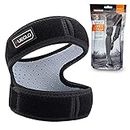 HUEGLO Patella Knee Strap for Knee Pain Relief,Knee Stabilizing Brace Support for Tendonitis,Osgood schlatter,Arthritis, Running,Injury Recovery,Sports,12"-18",1pack