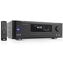 Pyle 5.2-Channel Hi-Fi Bluetooth Stereo Amplifier - 1000 Watt AV Home Speaker Subwoofer Sound Receiver w/ Radio, USB, RCA, HDMI, MIC IN, Wireless Streaming, Supports 4K UHD TV, 3D, Blu-Ray