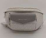 Michael Kors Maisie Large Belt Bag Signature 2 in 1 In Optic White 35H3S5MN7B