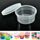 20x Round Storage Box Jewelry Container with Lid Slime Clay Jar Sealed ACC DIY