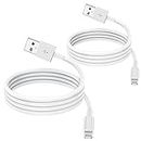 [2 Pack] 3m Câble Chargeur iPhone certifiés MFi Apple, Cordon de câble Apple Lightning vers USB 3 mètres pour iPhone 12/11/11Pro/11Max/ X/XS/XR/XS Max/8/7/6/ iPad 5S/Se