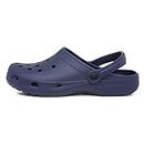 shoezone - Berman Adults Eva Navy Slip On Clog Sandal - Size 11 UK - Blue