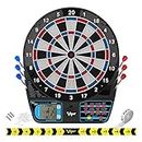 Viper 787 Electronic Dartboard, Ultra Thin Spider For Increased Scoring Area, Free Floating Segments Don't Interfere With The Rest Of The Board, Locking Segment Holes For Fewer Bounceouts, Automatic Scoring For Ease Of Use, Adjustable Voice Scoring, 43 Games And 241 Options