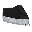 Motorcycle Covers Motor Bike Cover Cloth Moto Scooter Cover Universal Outdoor UV Protector Waterproof Rain Dustproof Bike Cover Bicycle Case Tent (A,200x90x100cm)