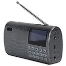 Bewinner Portable Radio Multifunctional Wireless Bluetooth Speaker FM Digital Radio USB Audio Player Simple Operation, Gift for Parents and Seniors