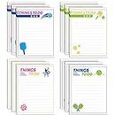 Dinifee 12 Pcs Funny Dinkball Notepads 4.25'' x 5.5'' Memo Notepads Dinkball Gifts for Women Men Office Home School Supply to Do List Day