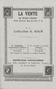 Gilbert/Köhler: Collecion G. Koch (1908) - e auctions. REPRINT