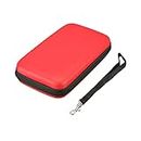 New for New 3DS XL LL Carrying Case Red Storage Bag, for Nintendo New3DS 3DSXL 3DSLL DSI NDSI XL Handheld Console, Impact Resistance Protection EVA Hard Carry Pouch with Hand Strap Accessories
