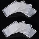 ZZRANYE 8 Pcs Rubbery Clear Table Shims, Level Wedge for Home Improvement, Table Shims, Bed Shims, Toilet Shims, Hot Tub Restaurant Appliance Shims, Home Improvement DIY Wedge Levelers (5mm)