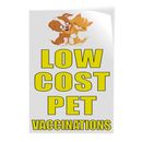 Door Decals Vertical Vinyl Stickers Multiple Sizes Low Cost Pet Vaccination