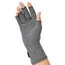 IMAK Compression Arthritis Gloves, Relieves Arthritic Aches, Pain, & Joint Swelling, Open Fingertip Gloves Provide Compression, Warmth, & Comfort, Increases Poor Circulation, Medium, Pair, Up to 8.89cm