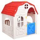 Kids Cottage Playhouse Foldable Plastic Play House Portable for Indoor & Outdoor