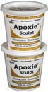 2PK Apoxie Sculpt 4 lb. White, 2 part modeling compound A & B