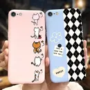 Fall Für iPhone 6 7 8 Plus Cases Silikon Soft Cartoon Telefon Zurück Abdeckung Bumper Für iPhone 6S