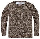 Mossy Oak T-Shirt de Chasse à Manches Longues pour Homme Motif Camouflage