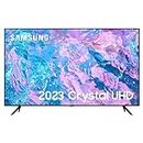 Samsung 85 Inch CU7100 UHD HDR Smart TV (2023) - 4K Crystal Processor, Adaptive Sound Audio, PurColour, Built In Gaming TV Hub, Smart TV Streaming & Video Call Apps And Image Contrast Enhancer