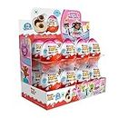 Kinder Joy Chocolate Snack with Surprise, Pink, 8 X 160 g