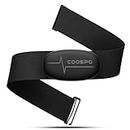 COOSPO Heart Rate Monitor Chest Strap H6M, Bluetooth ANT+ Heart Rate Monitor Chest Sensor with 400H Battery, HRM Works with Strava/Wahoo Fitness/Polar Beat/Peloton/Zwift/DDP Yoga App