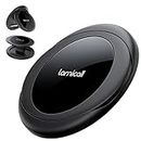 Lamicall Fits MagSafe Ring Phone Holder - [Soft Leather] PopGrip, Magnet Phone Grip, Magnetic Cell Phone Ring Holder for MagSafe Pop Socket for iPhone 15 14 13 12 Series, Samsung - Fits All Phones