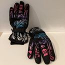 Thinsulate Gloves 40 G Waterproof Adjustable Wrists Colorful Design - Sz Teen
