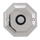 Vicenza Designs Archimedes Push Button in Gray | 0.5 H x 2.75 W x 2.75 D in | Wayfair D4011-PN
