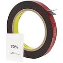 3M 4218P Double Sided Tape - 10mm x 3m, Heavy Duty, Waterproof - Ideal for Automotive, LED Strips, Indoor & Outdoor Use - Ultra-Strong Adhesion, Versatile Mounting Tape