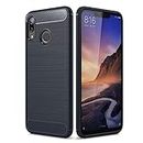 Amazon Brand - Solimo Carbon Fiber Texture Shockproof Back Case Cover for Huawei nova 3 - Midnight Black