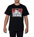 BEN DAVIS Men's Vintage Gorilla Logo Short Sleeve T-Shirt (Black, Medium)