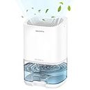HANNEA® Dehumidifier for Room Quiet Electric Portable Dehumidifier Machine 1000ml Air Dehumidifier Posdry Dehumidifiers for Home, Wardrobe, Basements, Bedroom(280 sq. ft) with Auto Shut Off