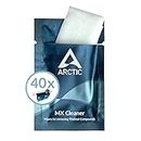 ARCTIC MX Cleaner (40 pièces) - Chiffons de Nettoyage pour enlever la pâte Thermique, 11,5 x 11,5 cm, biodégradable