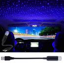 USB LED Car Interior Roof Atmosphere Star Night Light Lamp Projector Decor Bulb