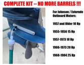 Complete Flush Kit for 10, 15, 18, 20, 25 Hp Johnson Evinrude Outboard Motors