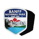 4'' Banff National Park Embroidered Hook and Loop Patch, Funny Meme Patch, Tactical Backpack DIY