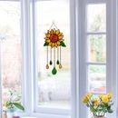 Vidrio de mancha para sol, protector solar para ventanas, decoración del hogar, regalo de Navidad