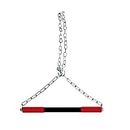 PASCAL Steel Pull Up Chin up Bar, Steel Chin Up, Sangal Rod with Chain Hanging Rod ChinUp Bar, Height Increaser and Pull Exercise with Heavy Duty Chain (4FT)