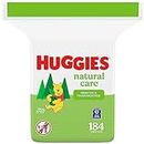 Huggies Natural Care Sensitive Baby Wipes, Unscented, Hypoallergenic, 99% Purified Water, 1 Refill Pack (184 Wipes Total)