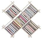 cubix CD-Regal 70 - Einfach genial einfach. Zur Aufbewahrung von bis zu 70 CDs., 55 x 55 x 1 5 cm, 0040