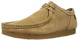 Wallabee Moccasin Casual Shoes, brown (dark sand) suede, 10 US